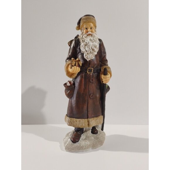 Tree Top Nursery Figurine Santa With Cane &  Package - Picture 5 of 16